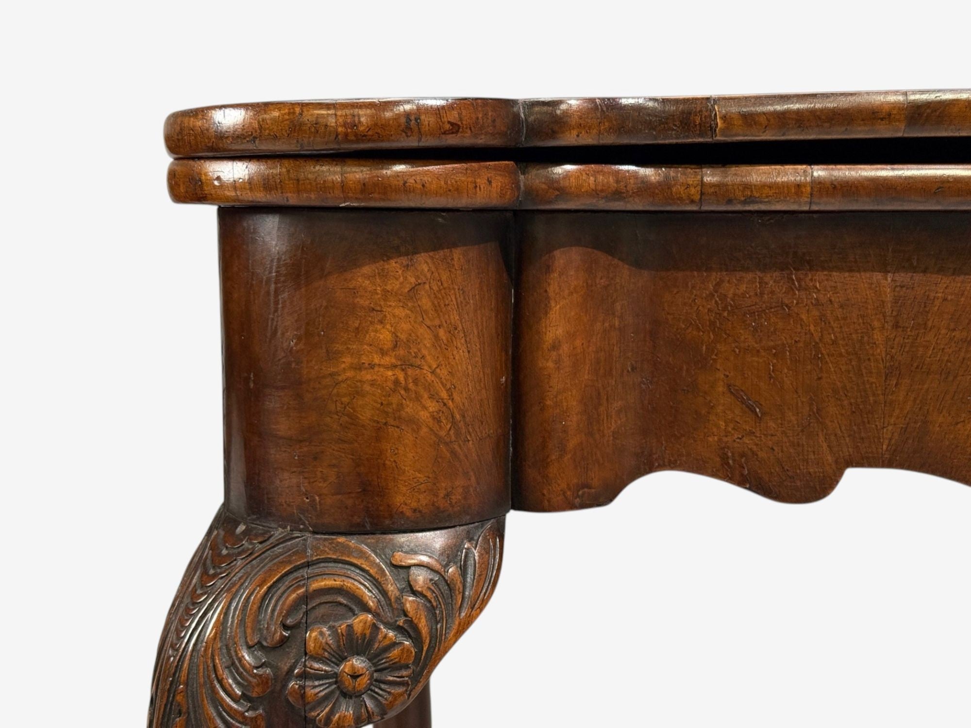 Georgian, Card or Game Tables, A Pair, Tapestry, Mahogany, 18th Century