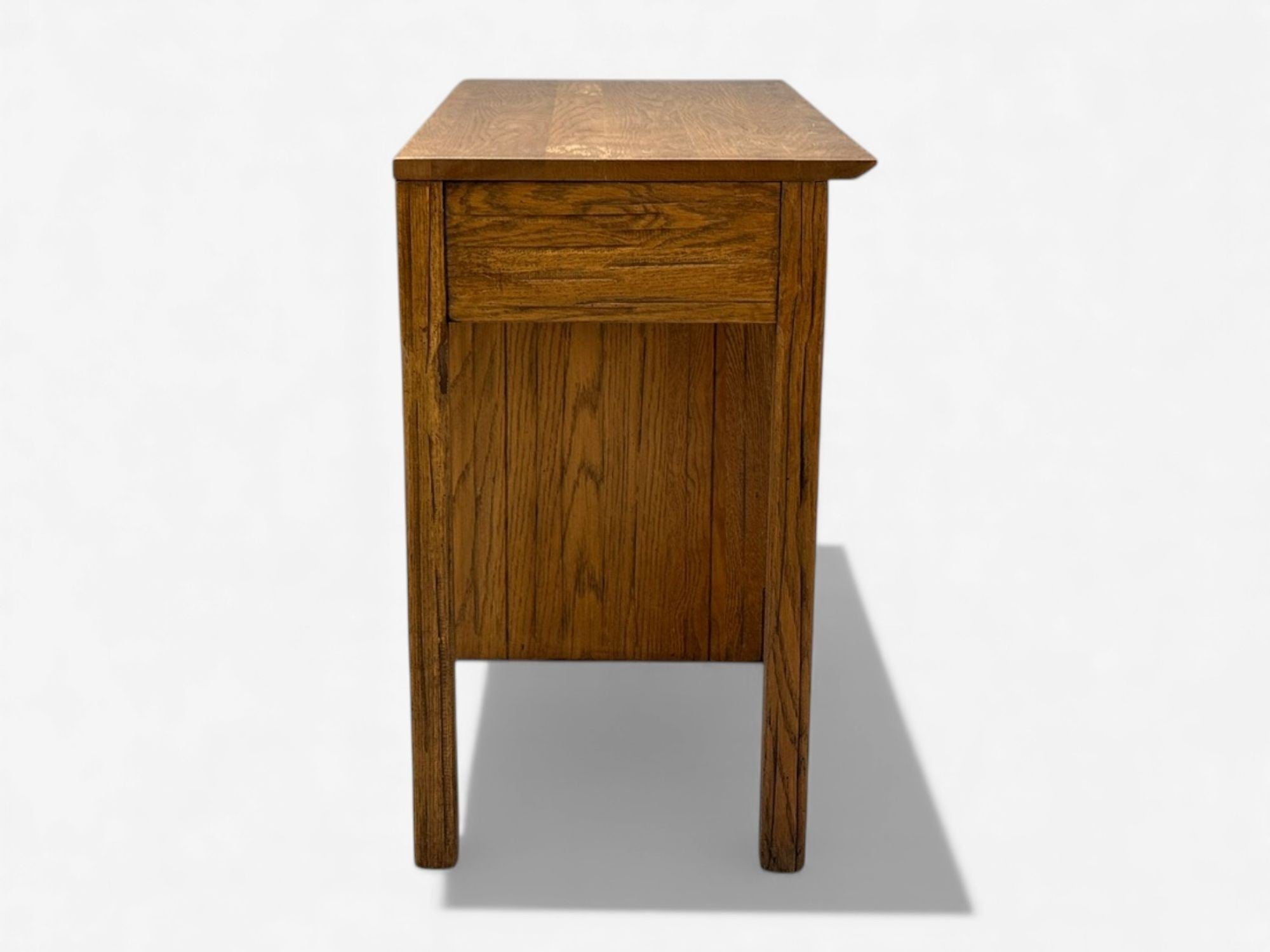 A. Brandt Ranch Oak, Oak, Writing Desk and Chair, USA, 1950s