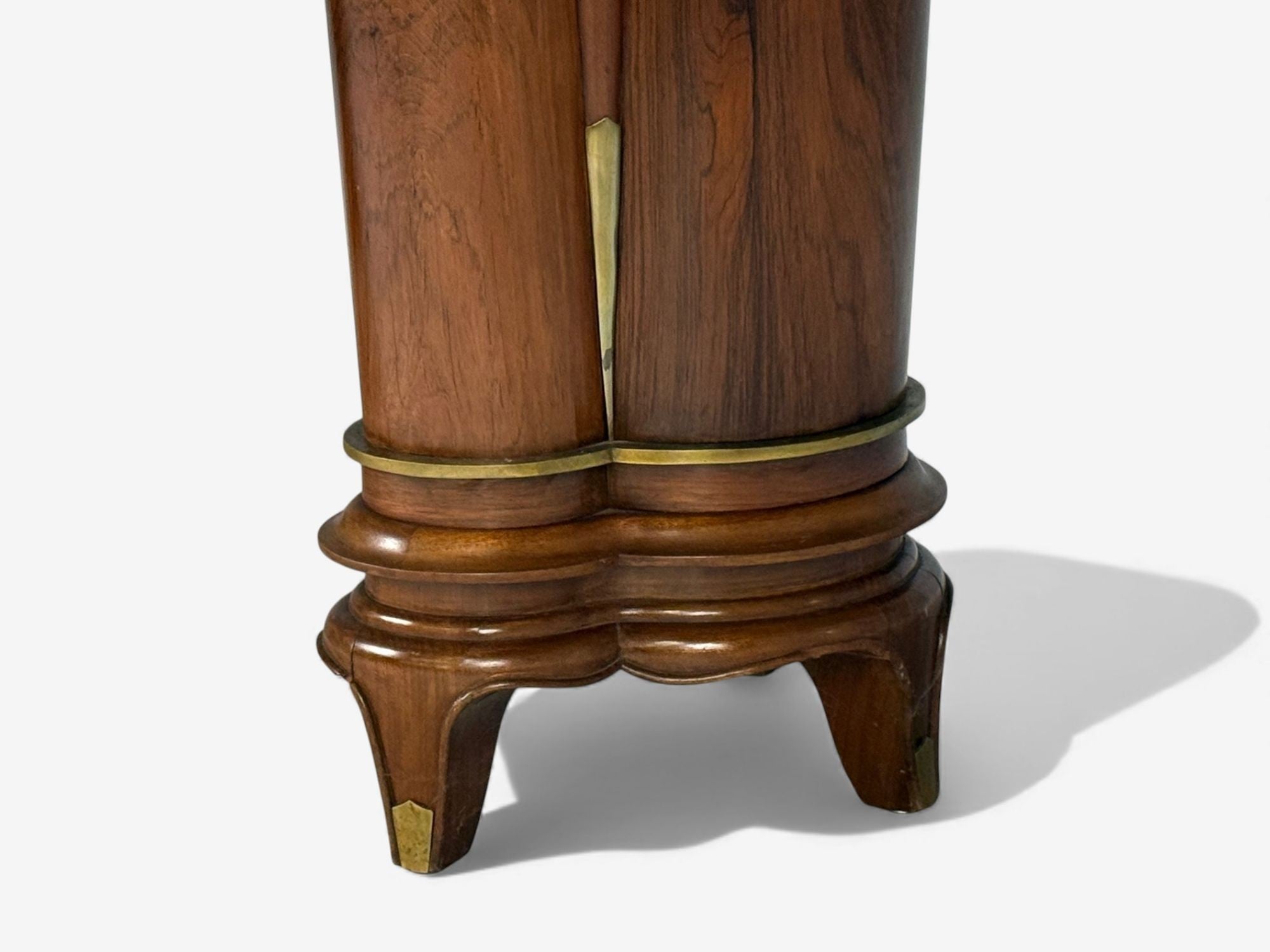 Jules Leleu, French Art Deco, Rosewood, Abalone, Rare Dining Table, France, 1930s