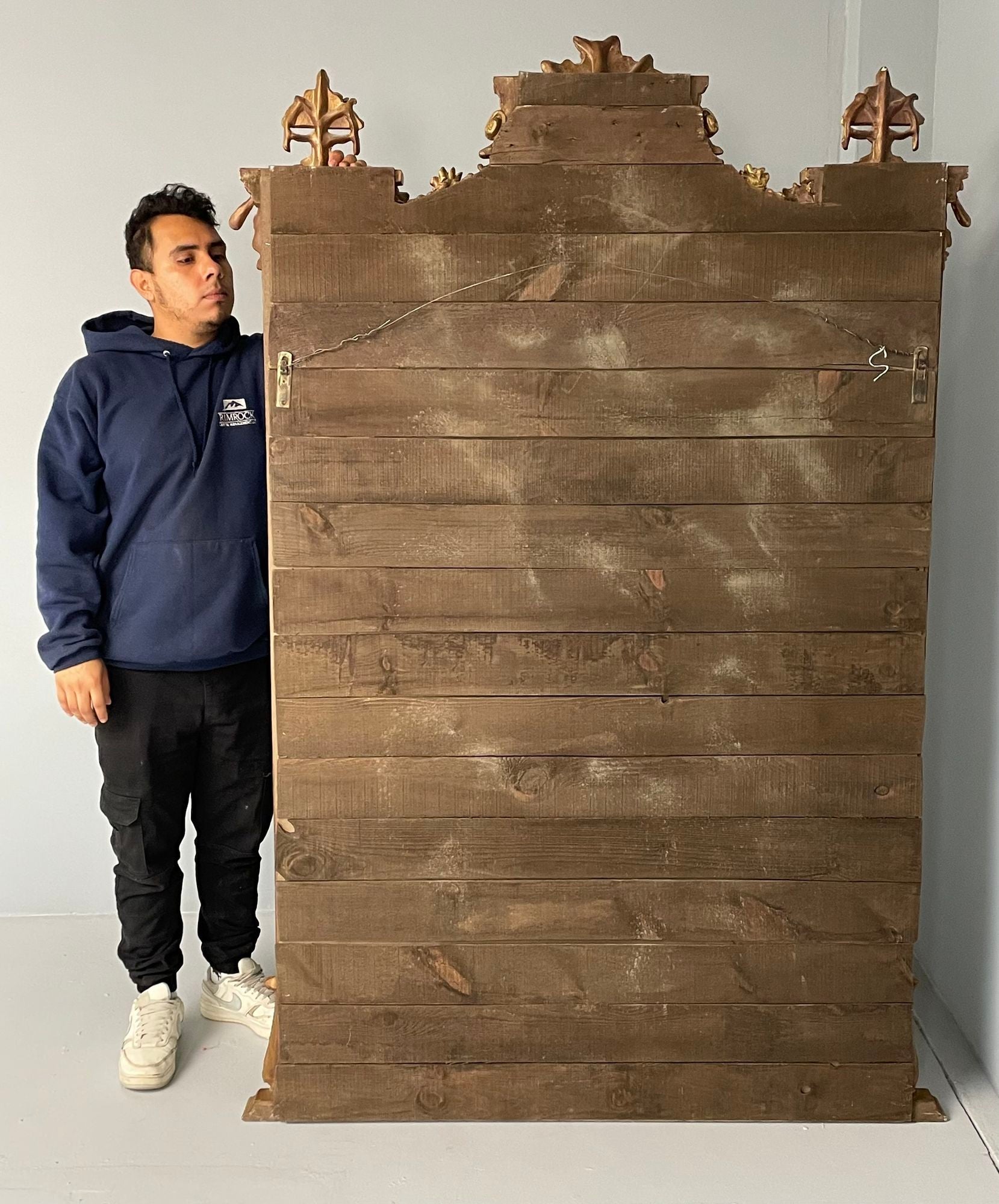 Louis XVI Style, Large Wall or Floor Mirrors, Giltwood, Gesso, Europe, 19th C.