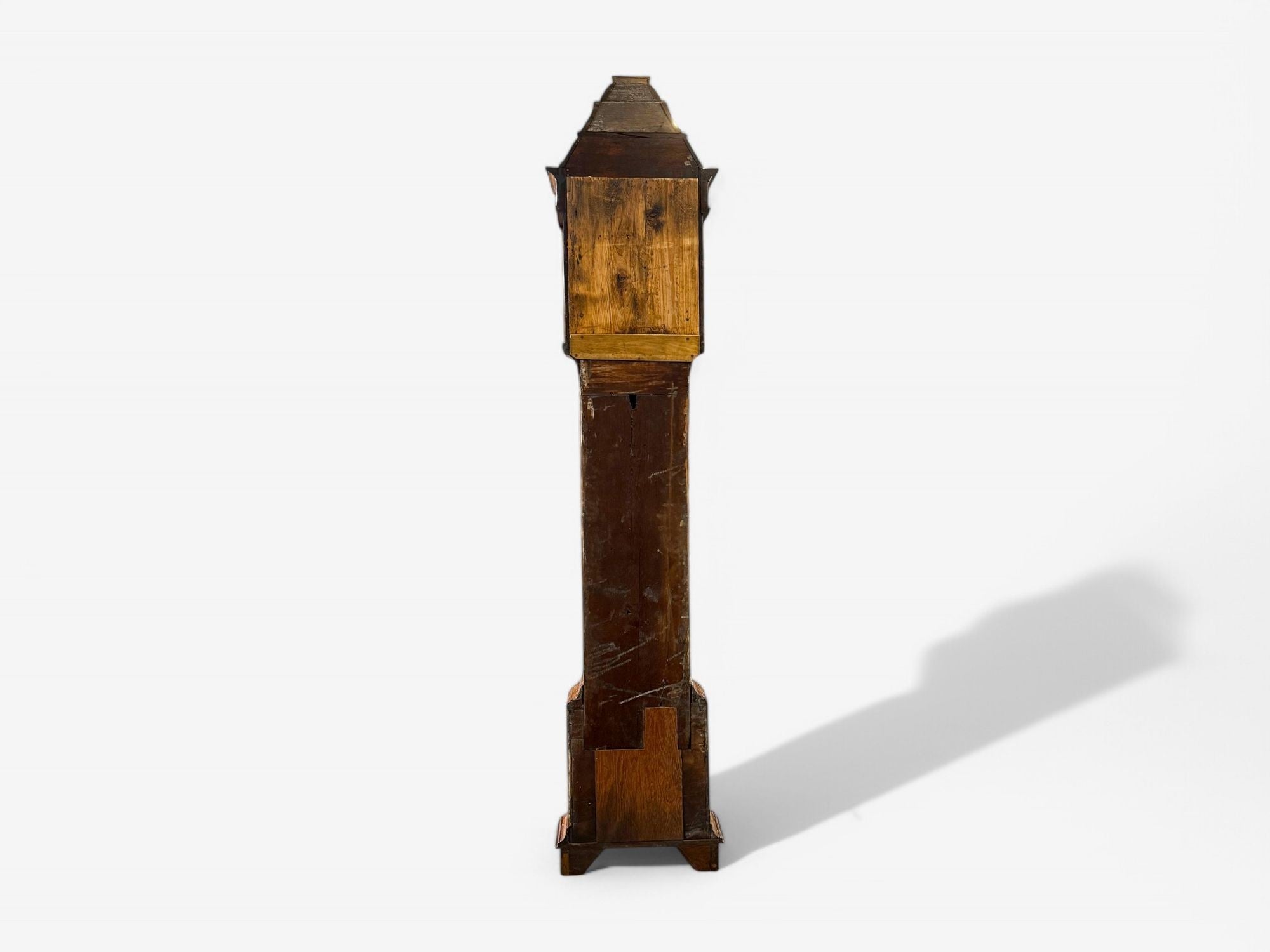 JP Kroese, Dutch Baroque, Marquetry, Moon Face Dial, Grandfather Clock, 18th C