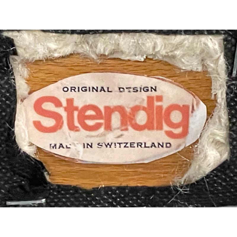 Mid Century Modern Sofa by Stendig, New Luxurious Boucle, Switzerland, 1950s