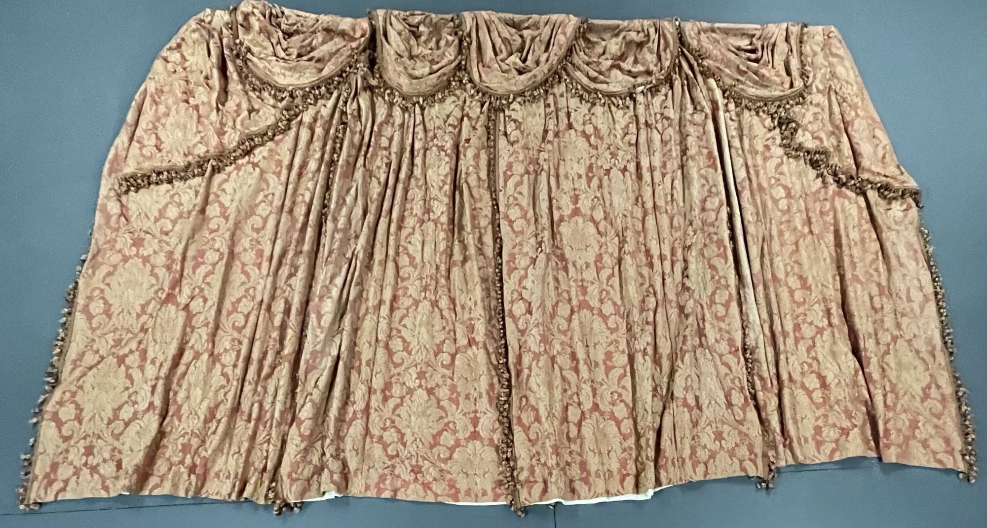 Pair of Burgundy Wall or Window Treatments, Curtains, Drapes, Scalamandré