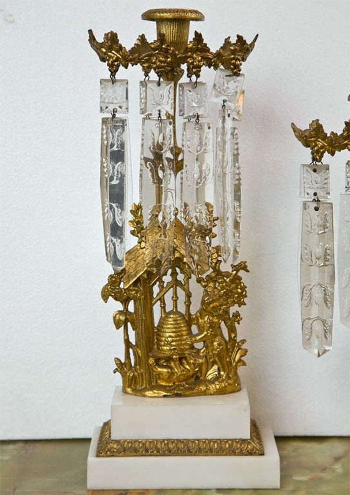 Set of Three French Belle Époque Style Candelabras