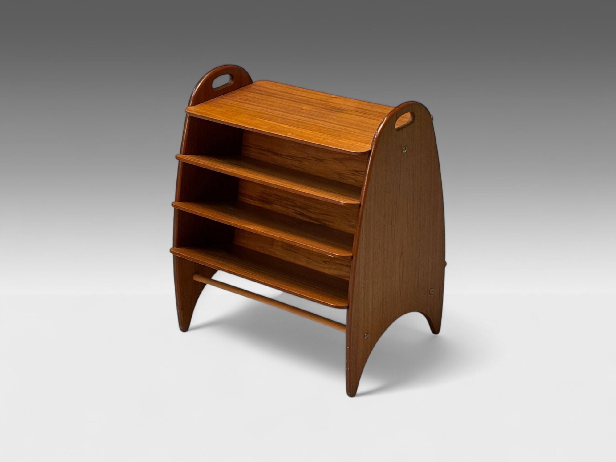 Danish Mid-Century Modern, Teak, Magazine Rack, Denmark, 1950s