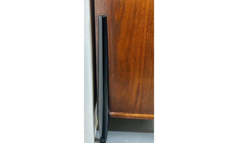 Mid Century Modern Dresser, West Michigan Furniture Co. Ebony, Walnut, Metz