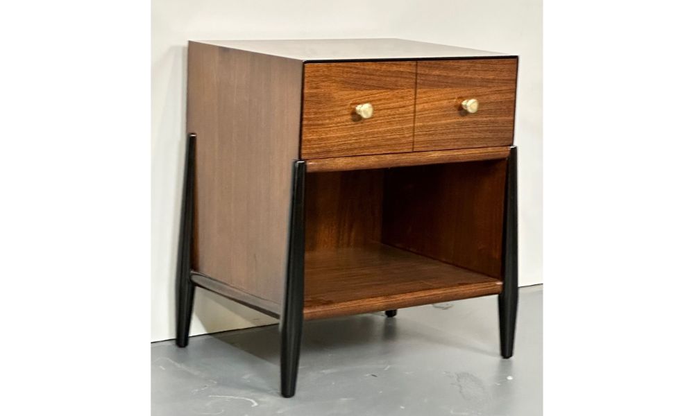 Mid Century Modern Nightstand, End Table, West Michigan Furniture Co Frank Metz