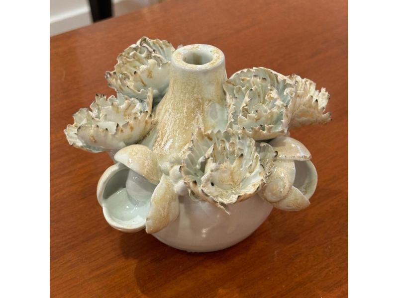 Chala Toprak, Contemporary, Modern Flower Vase or Candlestick, Porcelain, 2023
