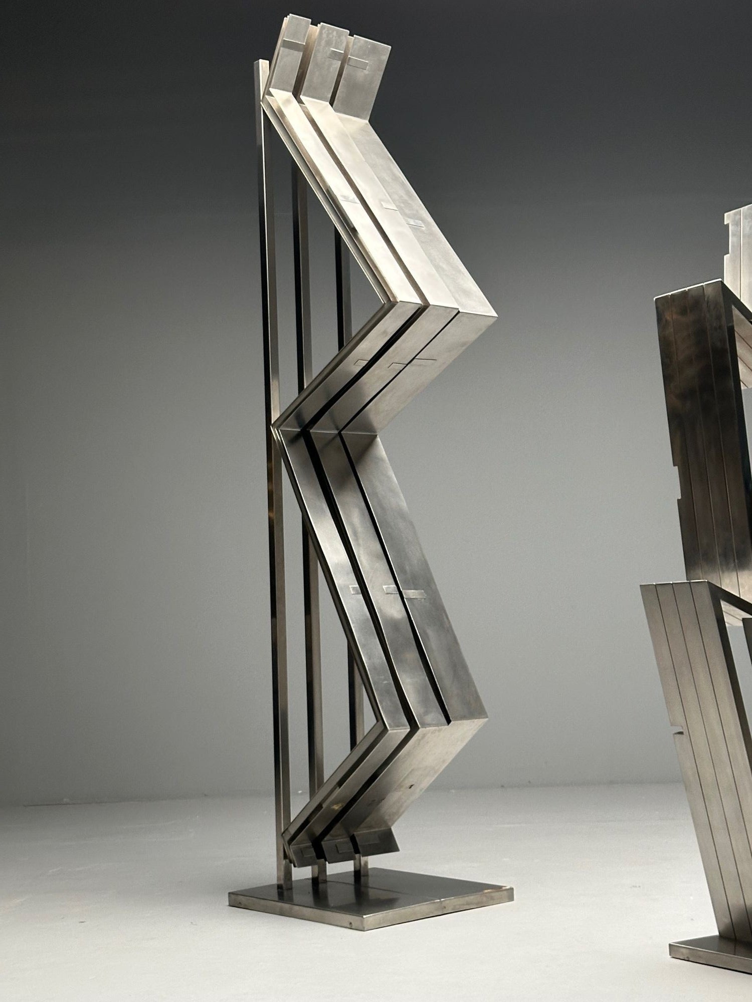 Salvatore Messina, Italian Mid-Century Modern, Abstract Sculpture, Steel, 1970s