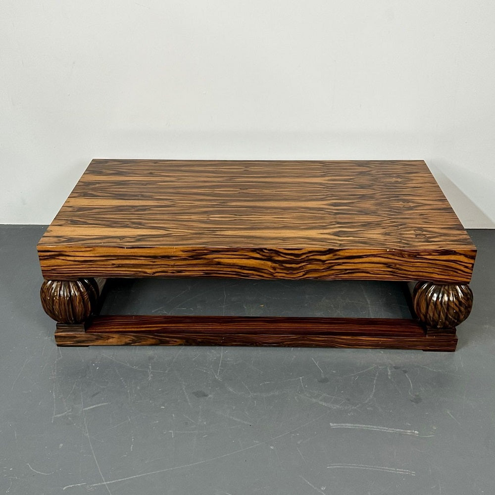 Émile-Jacques Ruhlmann French Art Deco Style Rectangular Coffee Table, Macassar