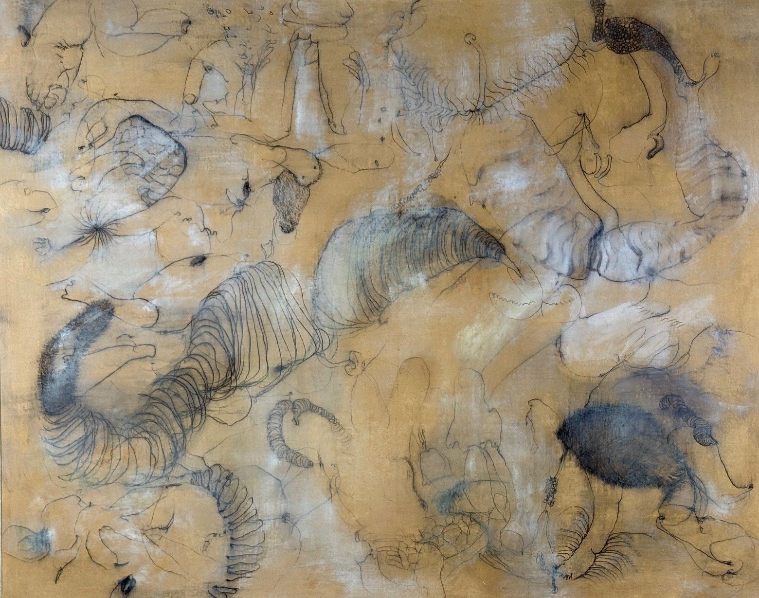 Angelina Nasso, Modern, Framed Abstract, Large Oil on Canvas, USA, 1998