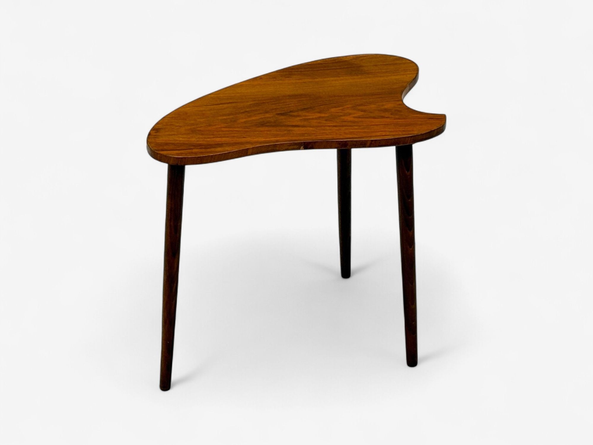 Danish Modern, Teak, Organic Form Side Table, Denmark, 1950s