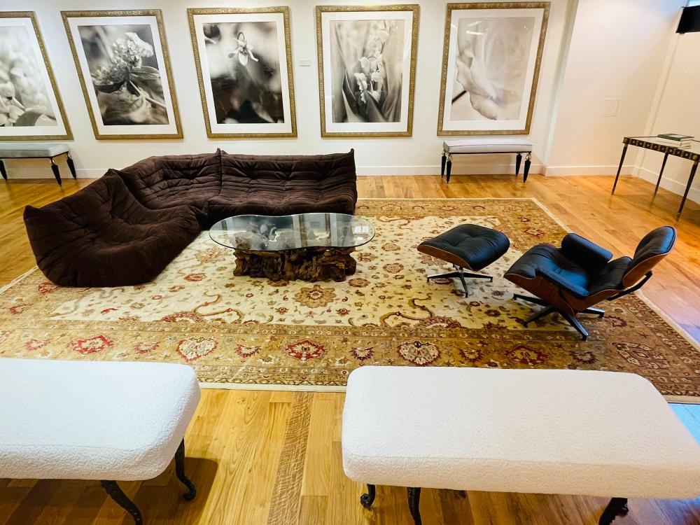 Pakistan Carpet having a Tabriz Design, Large Roomsize, 1980s, 12 by 18 Feet