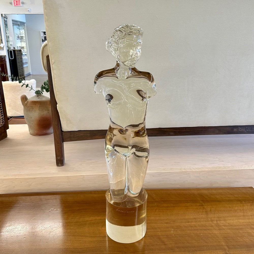 'Venus De Milo' Nude Murano Glass Sculpture / Statue, Italian Mid-Century Modern