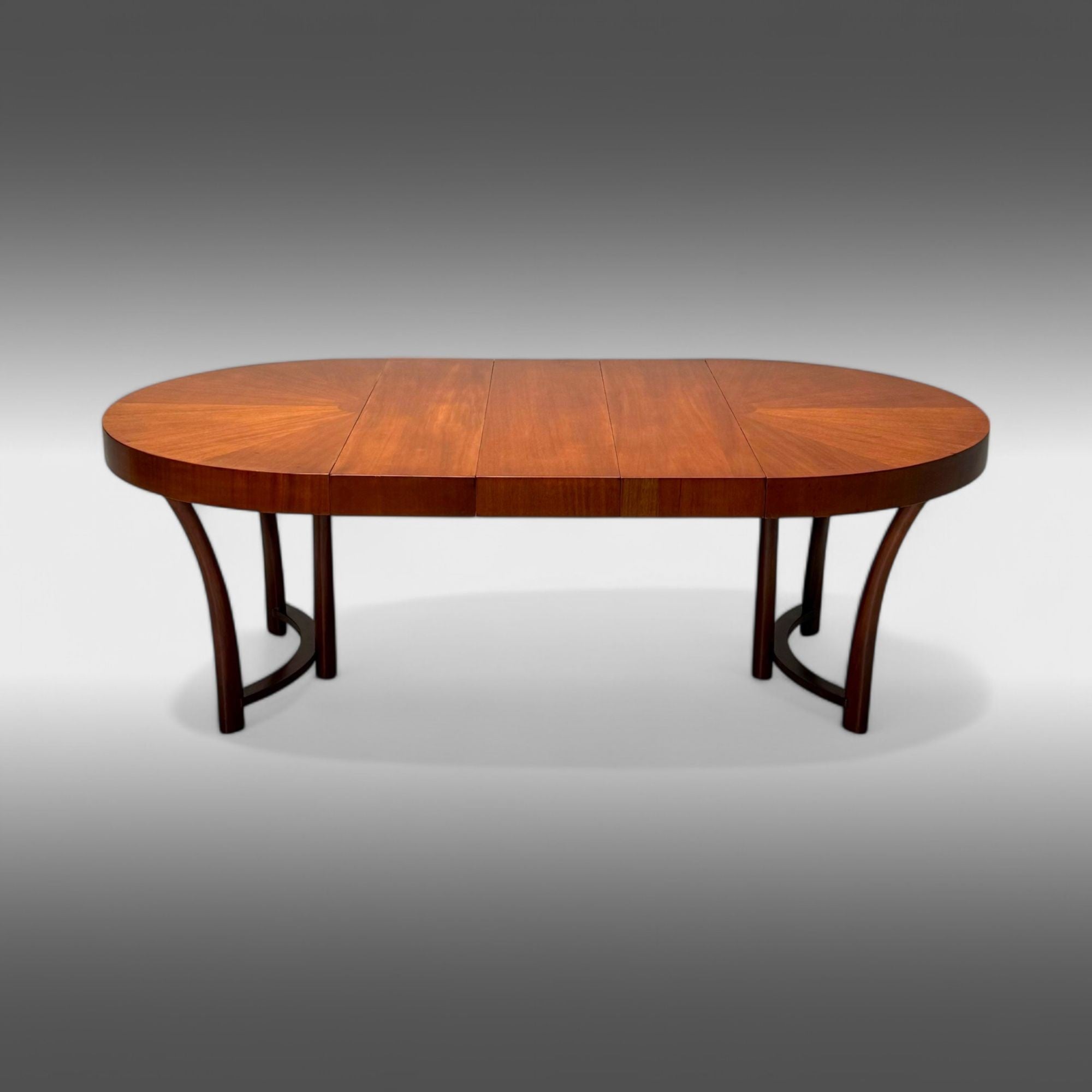 T. H. Robsjohn-Gibbings, Widdicomb, Expandable Dining Table, Walnut, USA, 1960s