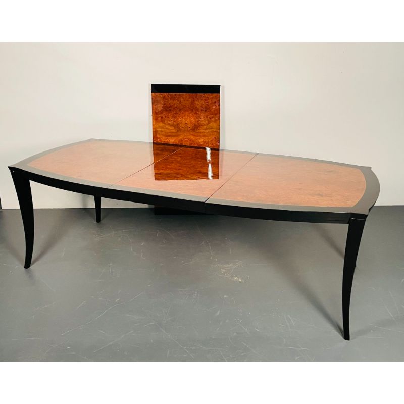 Mid-Century Modern Eva Dining Table by Vladimir Kagan, Labeled Full Dining Set