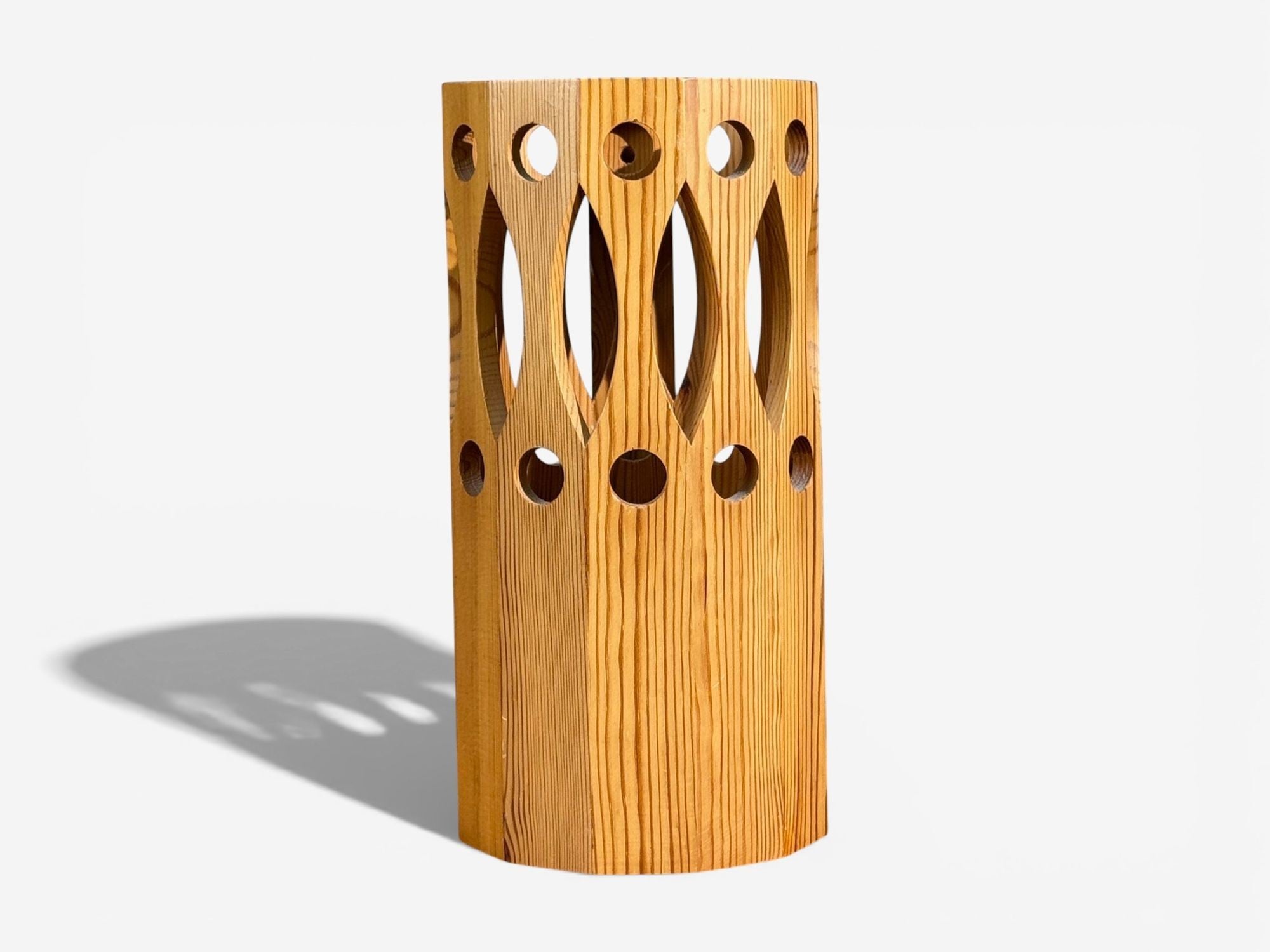 L.O. Nilsson, Swedish Modern, Table Lamp, Pine, Sweden, 1930s