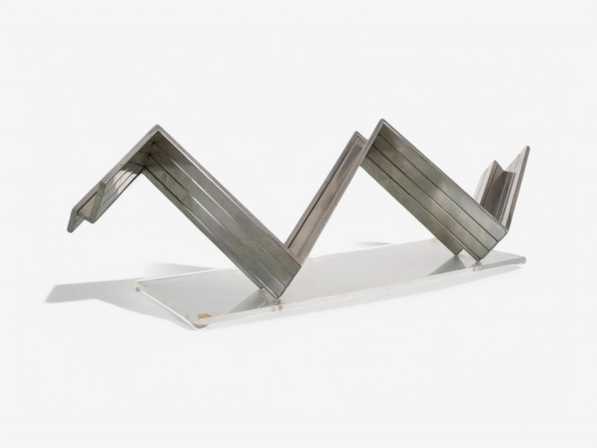 Salvatore Messina, Italian Mid-Century Modern, Steel, Abstract Sculpture, 1970s