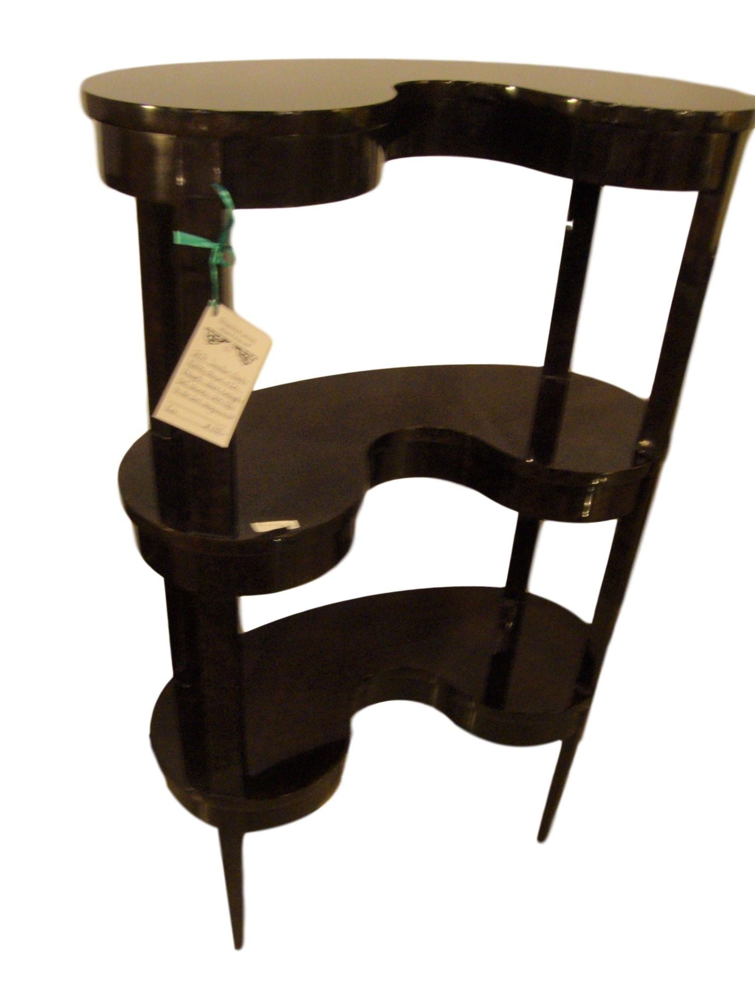 Jonathan Charles Kidney Shaped Three-Tier Etagere