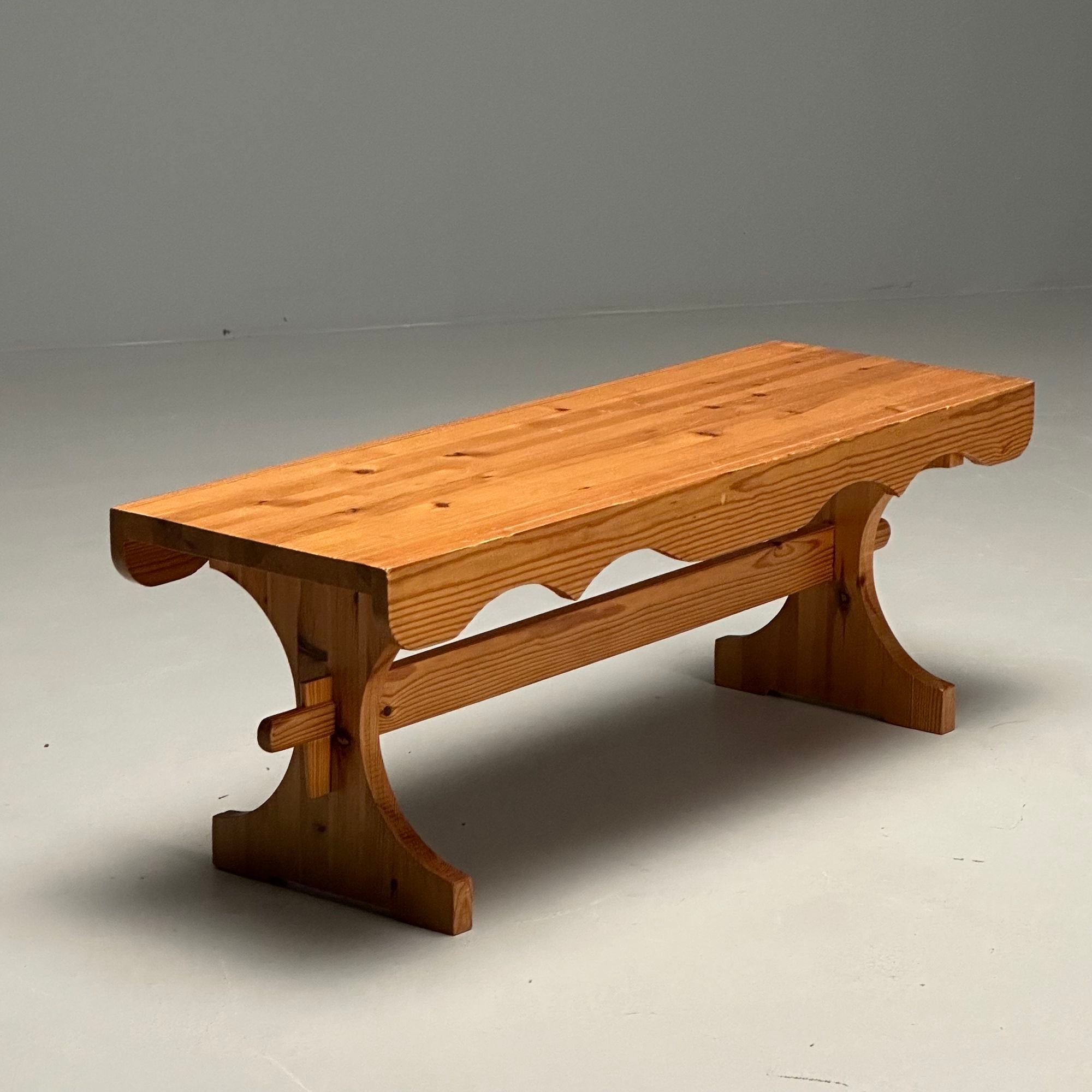 GP, Swedish Mid-Century Modern, Bench, Pine, Sweden, 1978