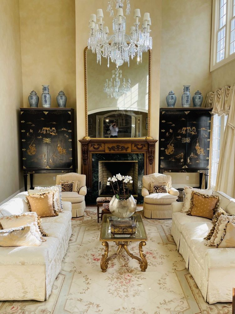 A Louis XVI Style Carved Mantle, Fireplace Surround, Solid Wood Carved, Oak