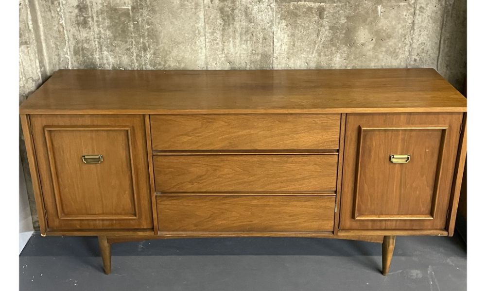 Mid-Century Modern Dresser, Chest or Sideboard, Walnut