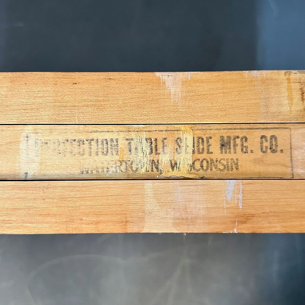 Paul Frankl Mid-Century Modern Cork Top Mahogany Dining Table, Johnson Furniture