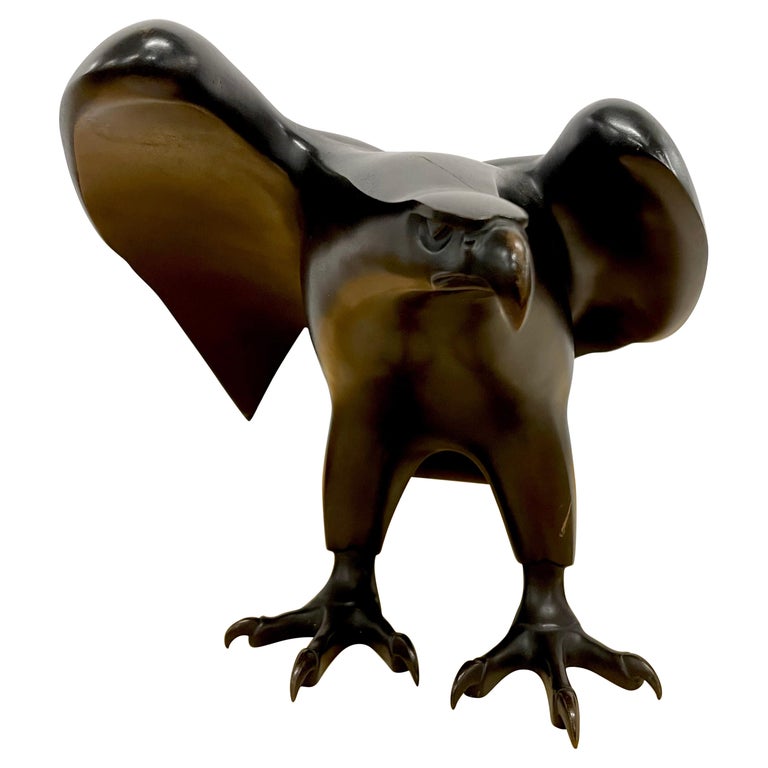 Eagle Sculpture Made by Zai Wang
