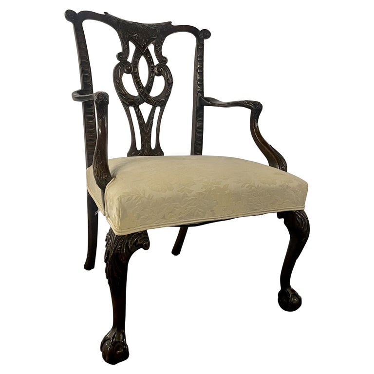 Georgian Arm, Office Chair. Ball and Claw