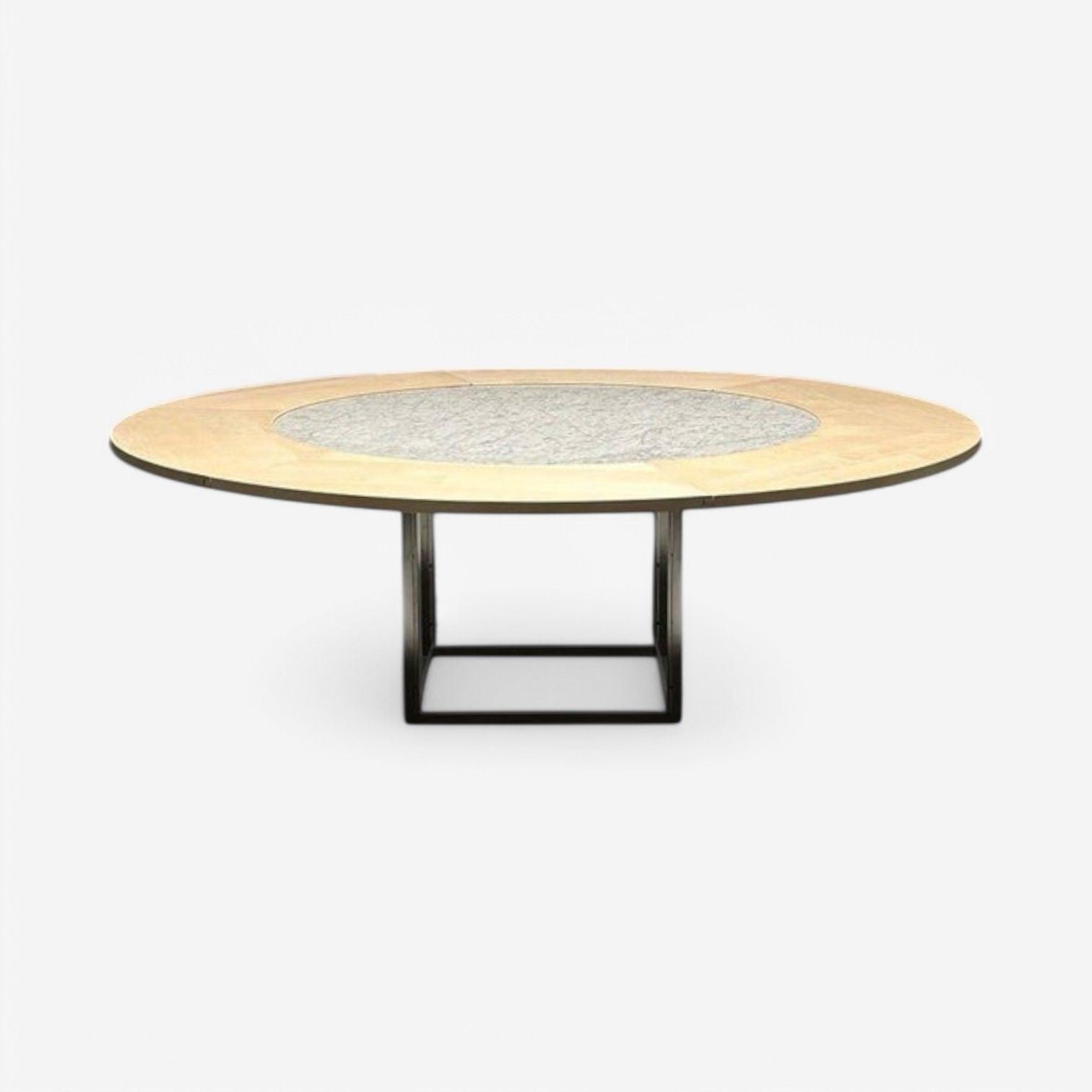 Poul Kjaerholm, Fritz Hansen, Marble, Maple, Steel, PK-54 Dining Table, 2011
