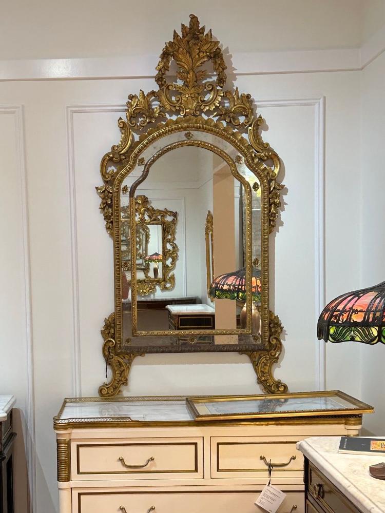 Italian Louis XVI Style, Hollywood Regency, Large Wall Mirrors, Italy 1930s