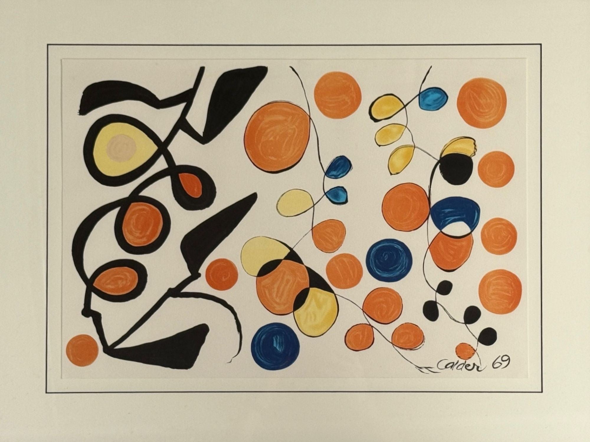 Alexander Calder, "Spring Carnival" Authentic Lithograph, 1969