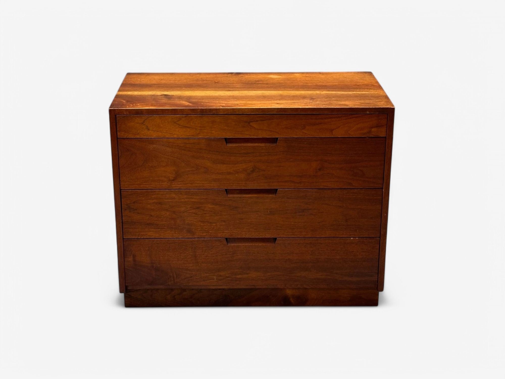 George Nakashima, Mid-Century Modern, Sap Walnut, Rare Nightstand, USA, 1957