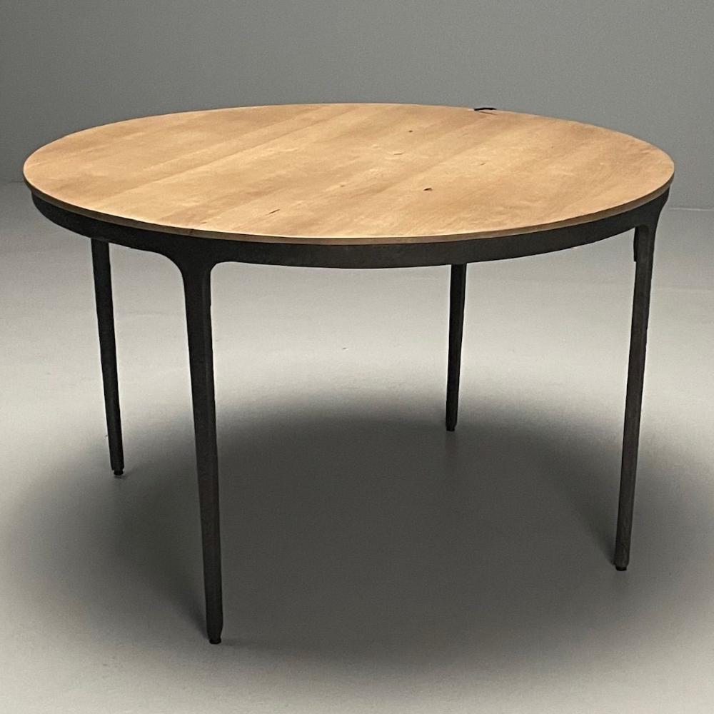 Brutalist Style Breakfast / Center, Dining Table, Evans Style, Modern,