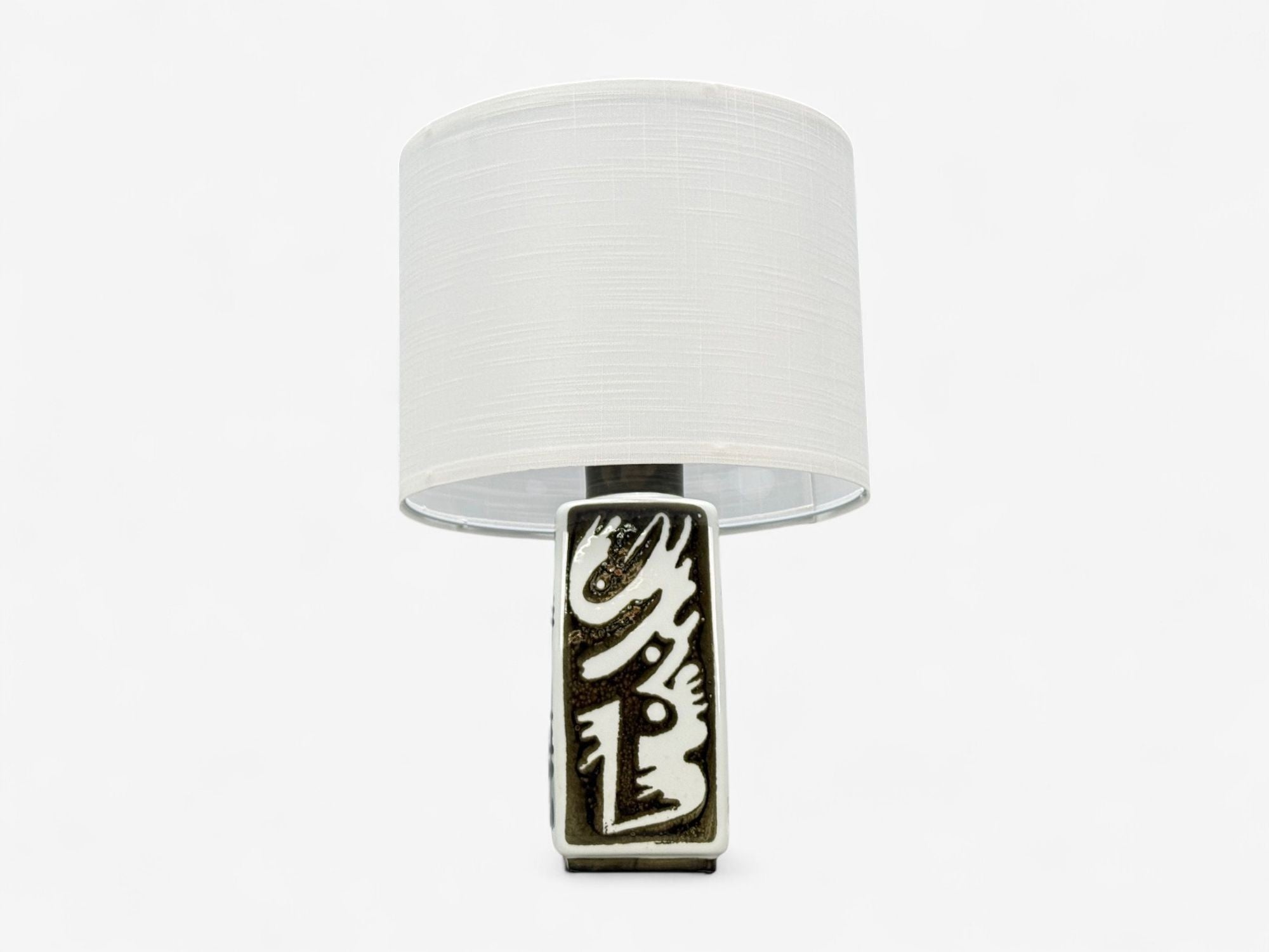 Carl-Harry Stalhane, Stoneware, Table Lamp, Sweden, 1960s