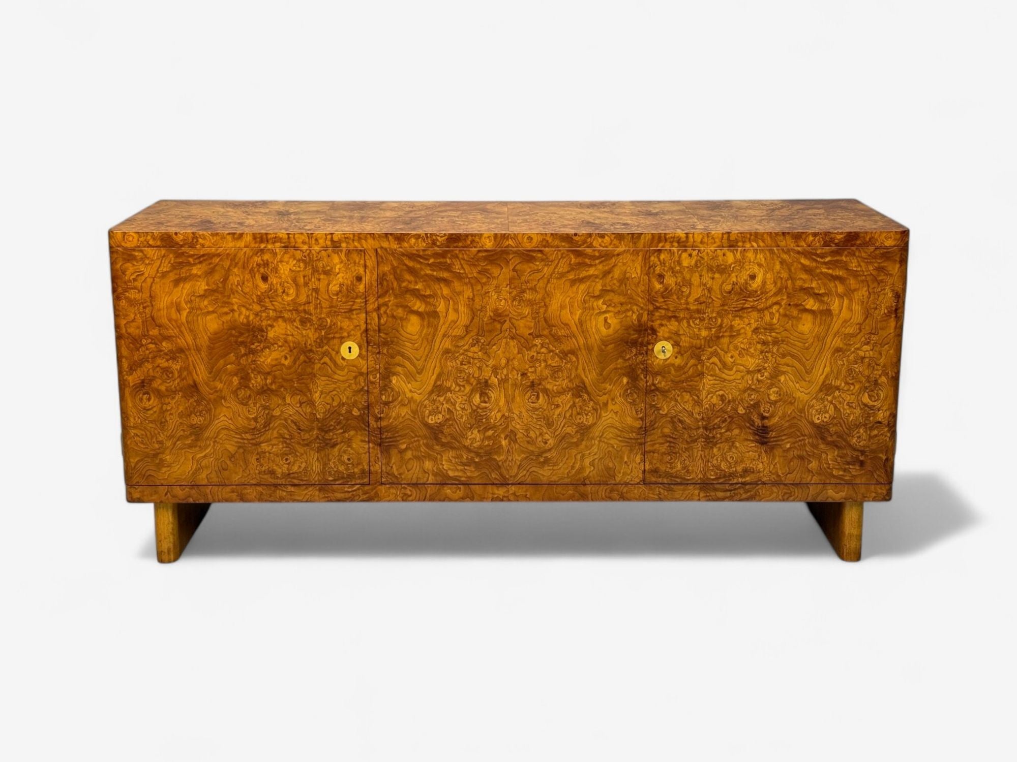 Axel Einar Hjorth, Nordiska Kompaniet, Root Wood, Rare Birka Sideboard, Sweden, 1937