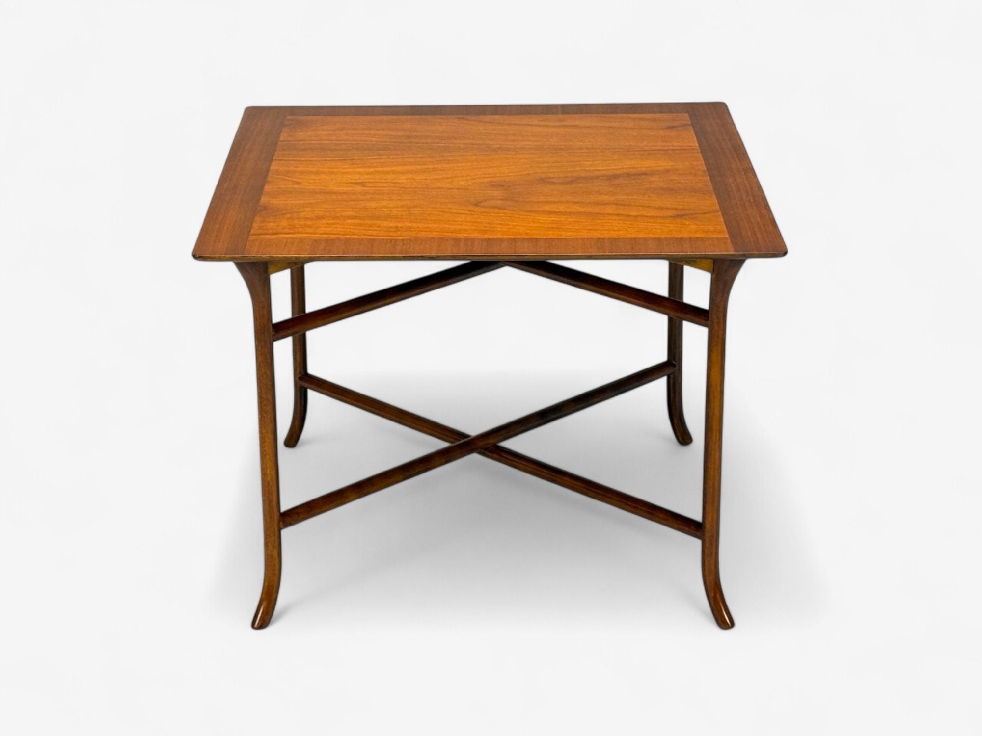 T.H. Robsjohn-Gibbings, American Modern, Walnut, Side Table, USA, 1960s