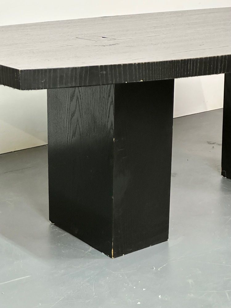 Mid-Century Modern Large Writing Table / Executive Desk, Pace, Ebony,