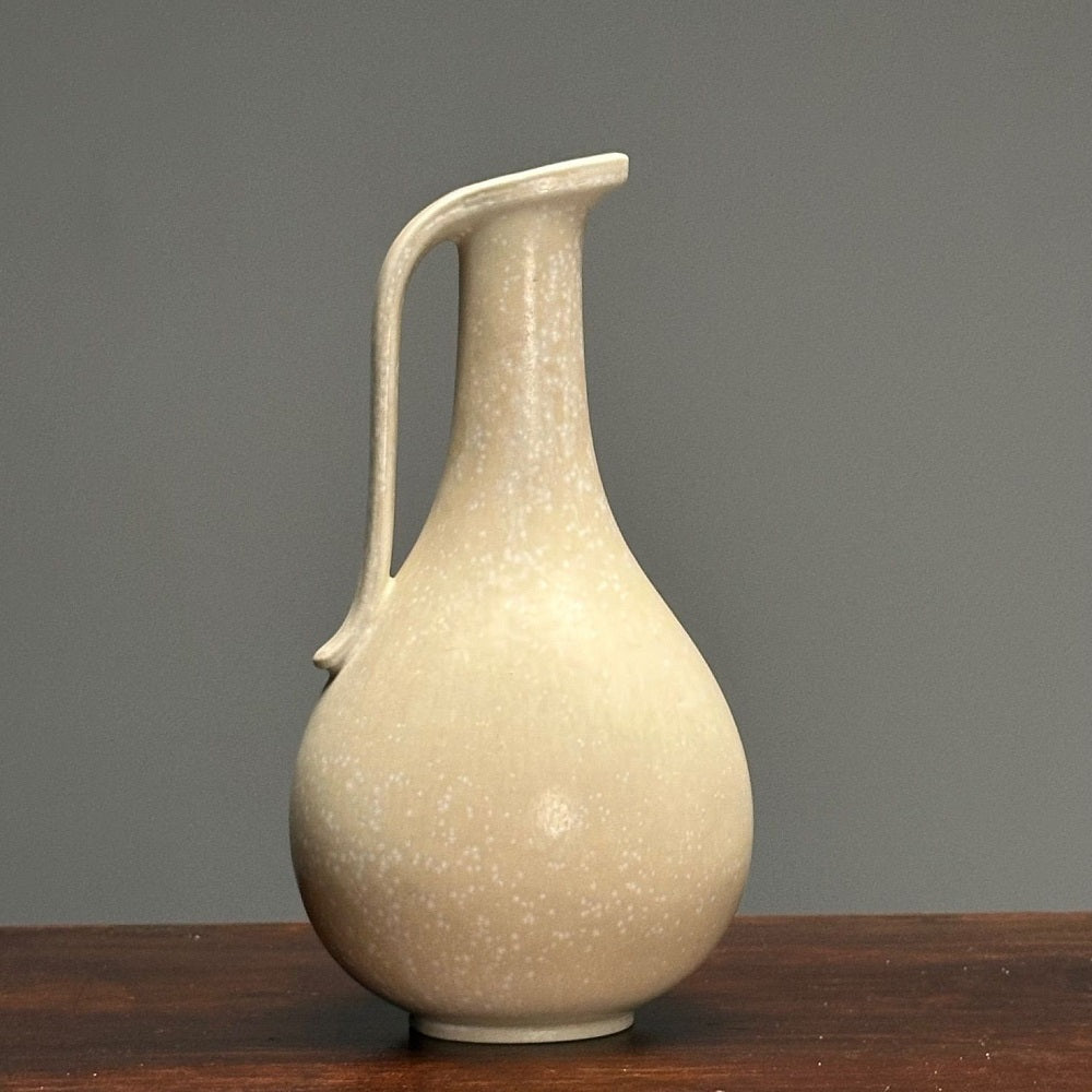 Gunnar Nylund, Swedish Mid-Century Modern, Ceramic Vase, Eggshell Glaze, 1940s