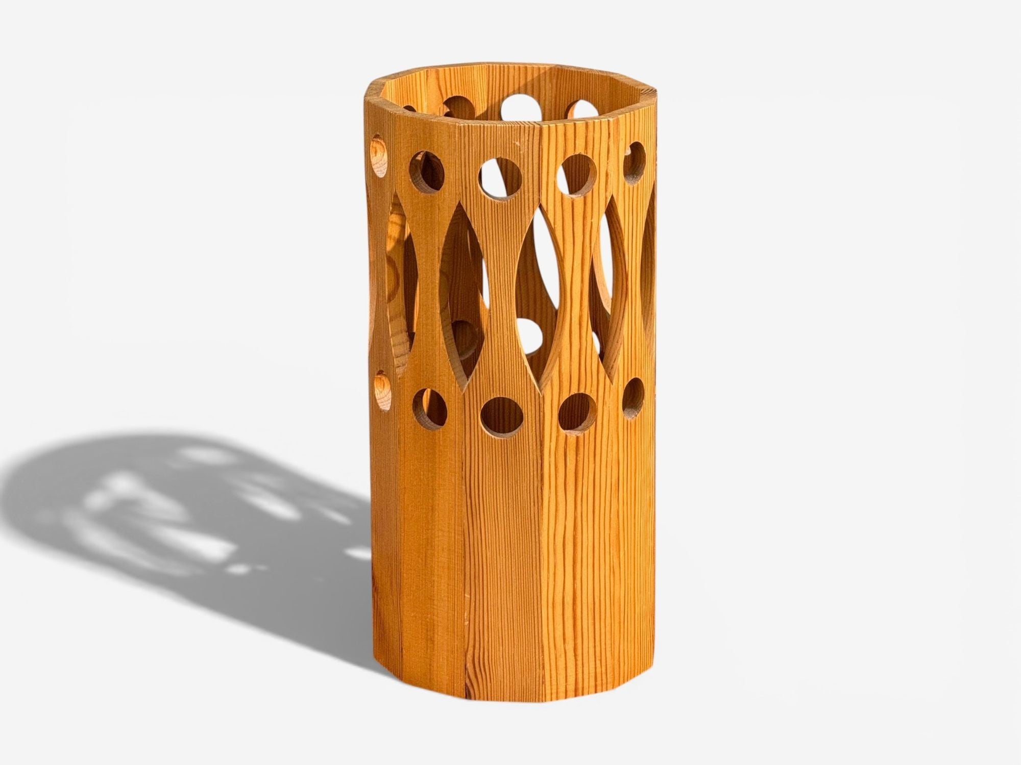 L.O. Nilsson, Swedish Modern, Table Lamp, Pine, Sweden, 1930s