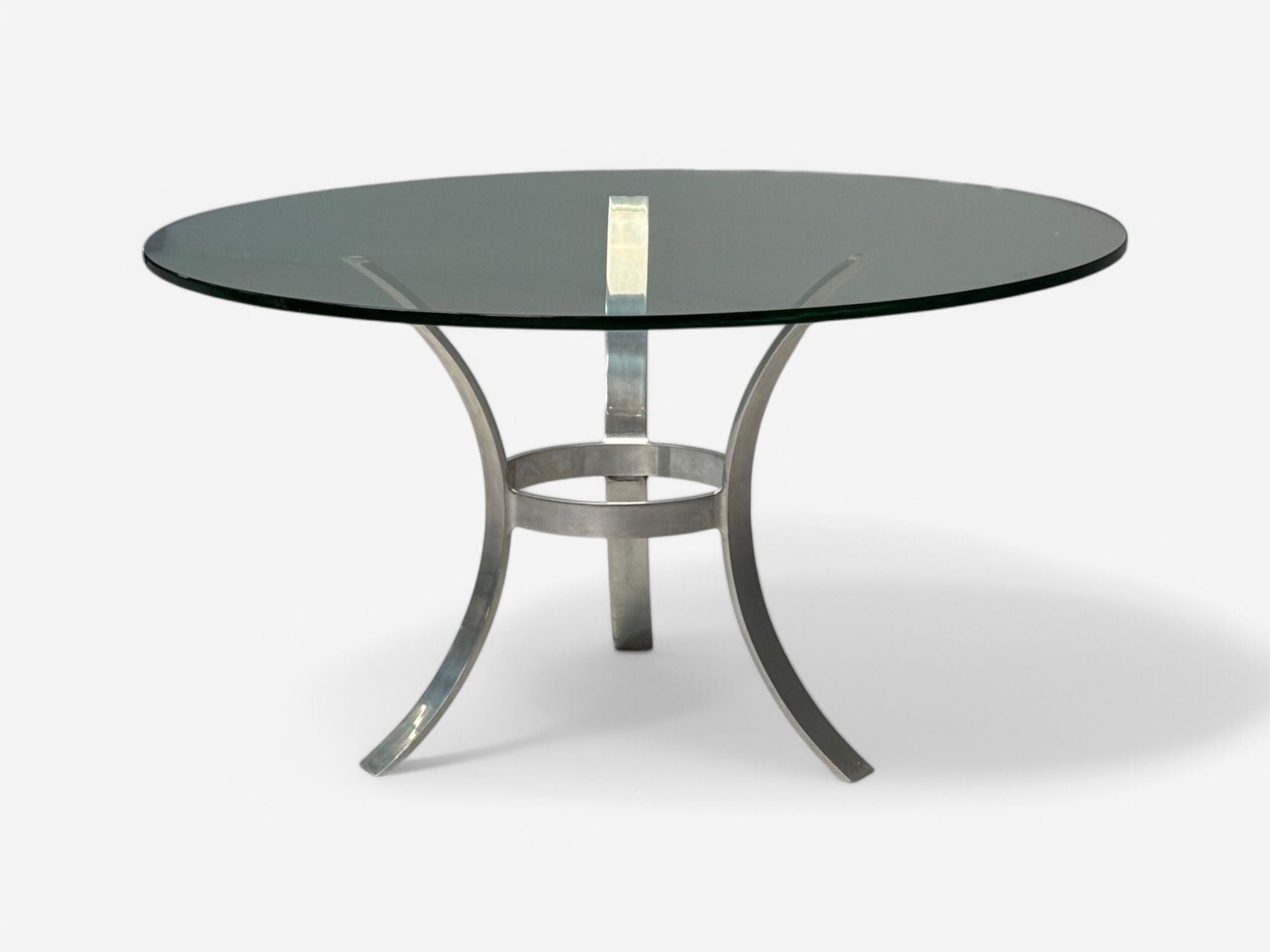 John Vesey attr, Mid-Century Modern, Cast Aluminum, Center Table, USA, 1970s