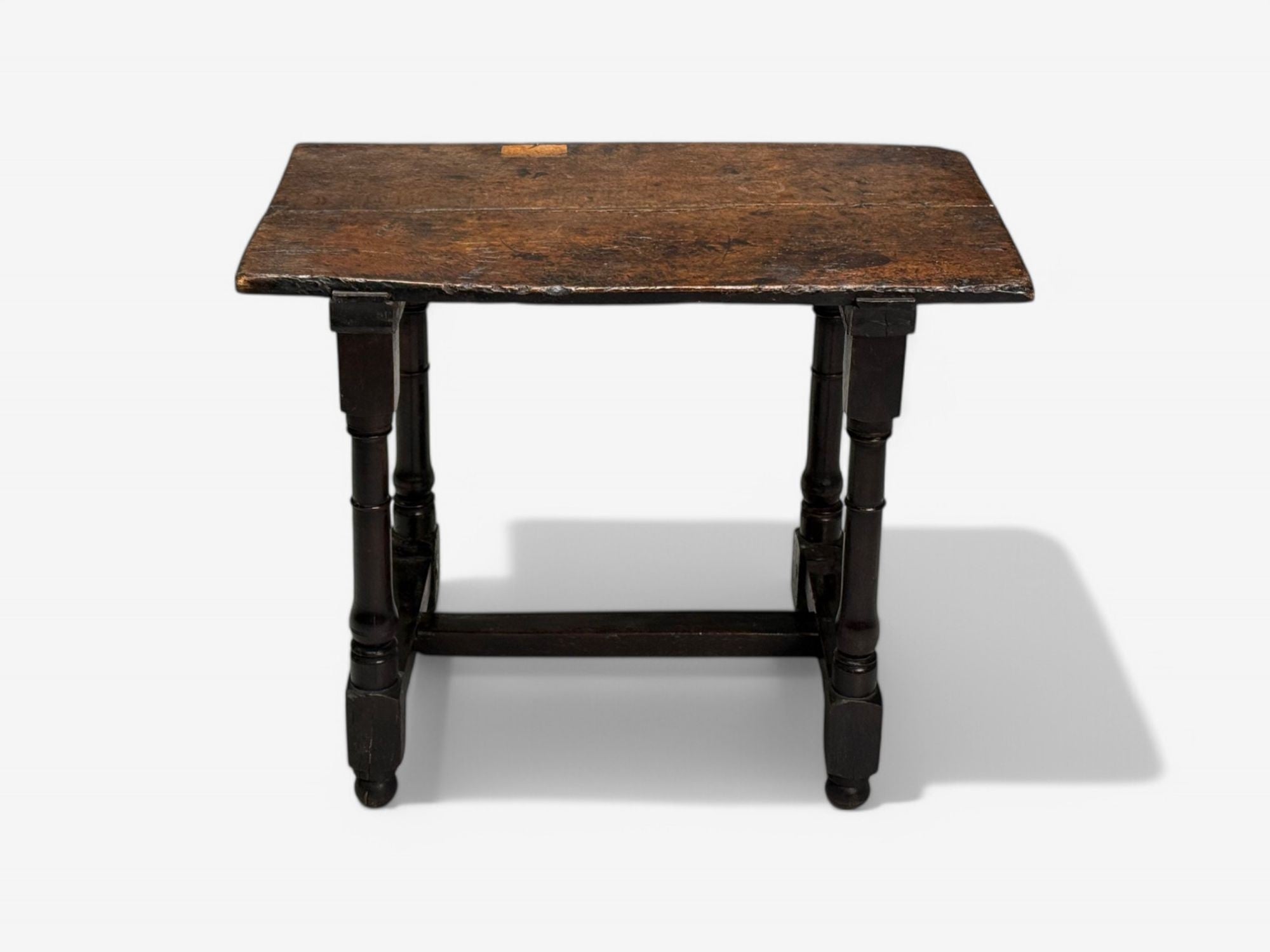 Baroque, Continental, Oak, Rustic Side Table, 17th C.