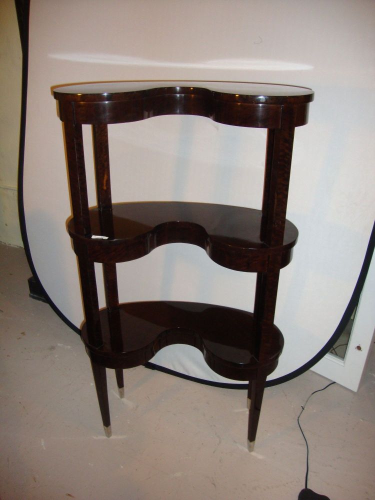 Jonathan Charles Kidney Shaped Three-Tier Etagere