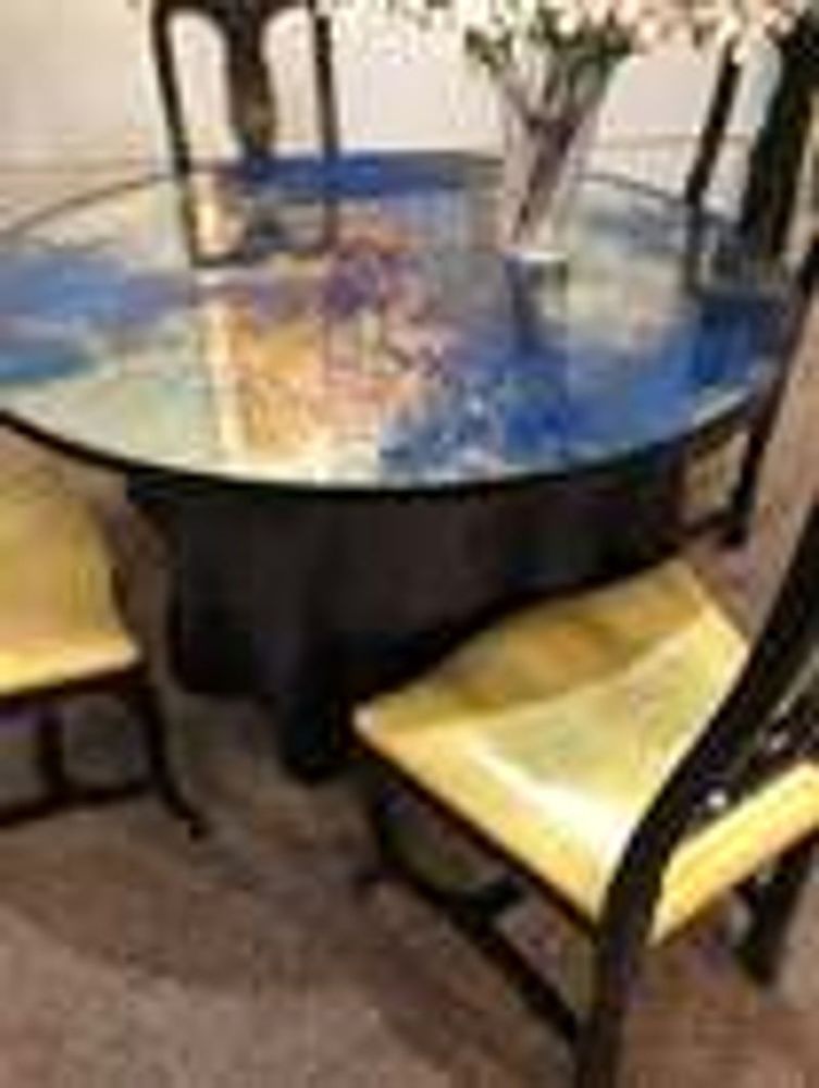 Art Deco Wall or Console Mirror, Table Top