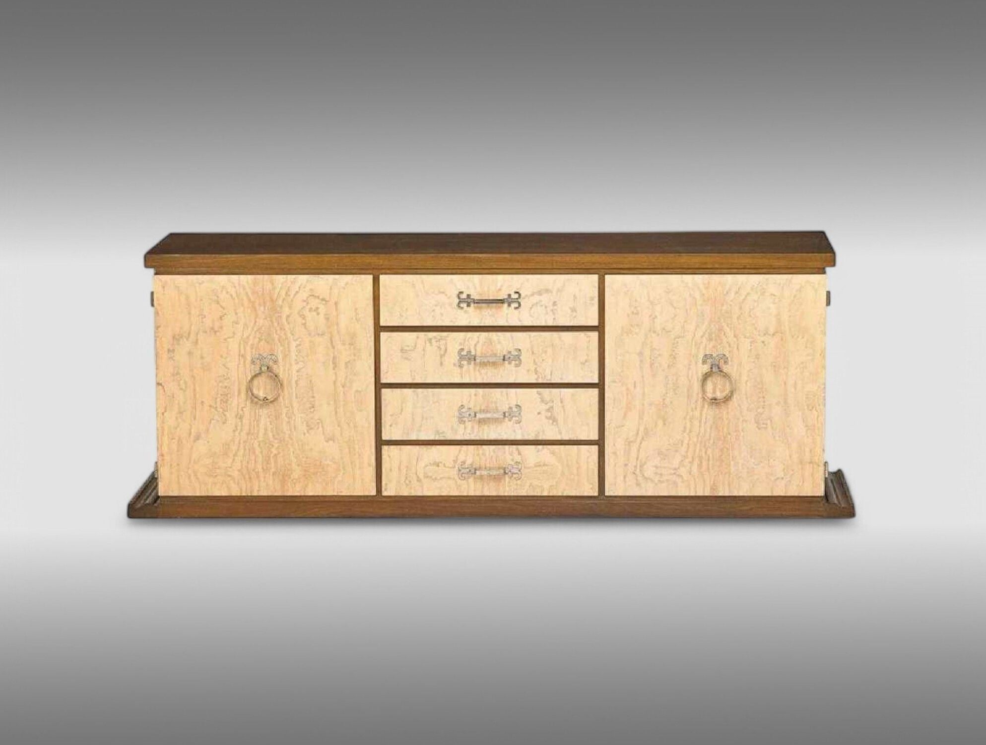 Tommi Parzinger, Mid-Century Modern, Walnut, Burl, Rare Sideboard, USA, 1960s