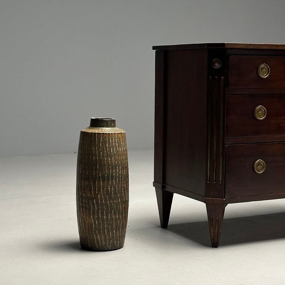Gunnar Nylund, Swedish Mid-Century Modern, Large Floor Vase, Stoneware, 1950s