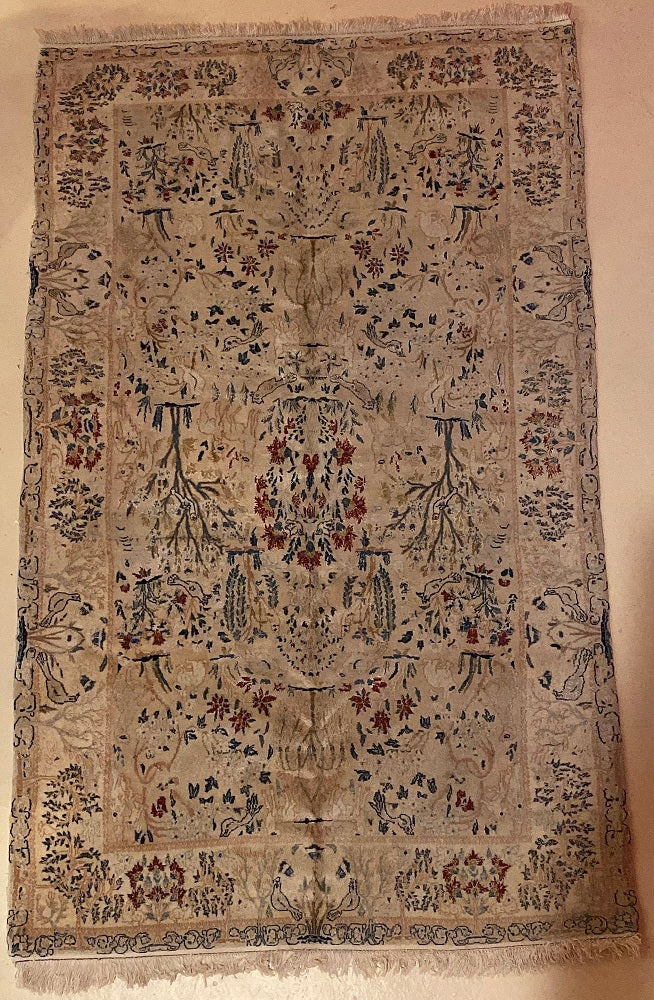 1970s Pakistani Wool Handwoven Carpet