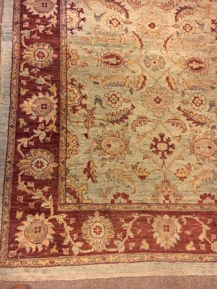 Finely Knotted Coffee or Foyer Oriental Carpet