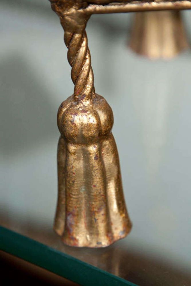 Bronze Magazine Rack Attributed to Maison Jansen