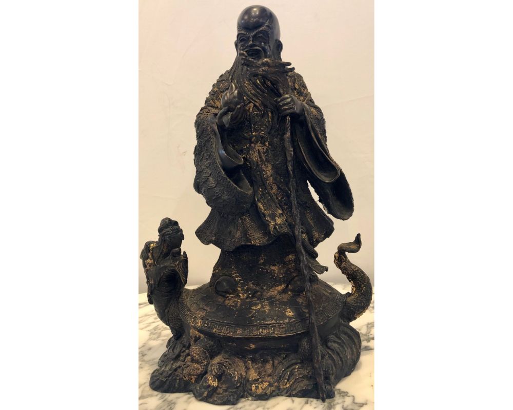 18th-19th Century Figure One of the Three Gods of Good Fortune
